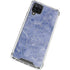 Crushed Blue Galaxy A12 Clear Case