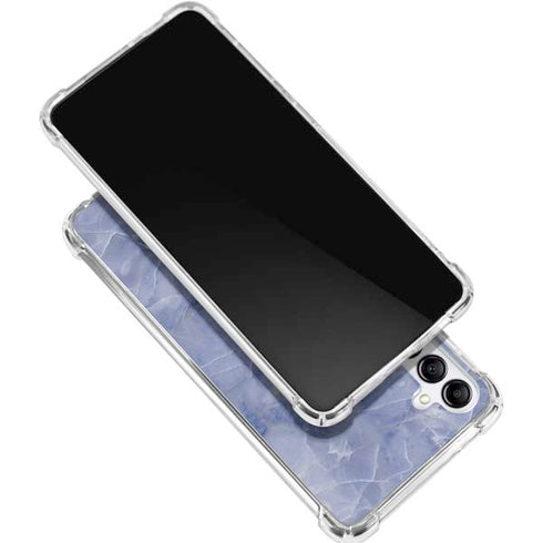 Crushed Blue Galaxy A15 5G Clear Case