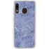 Crushed Blue Galaxy A20 Clear Case