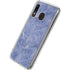 Crushed Blue Galaxy A20 Clear Case