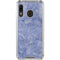 Crushed Blue Galaxy A30 Clear Case