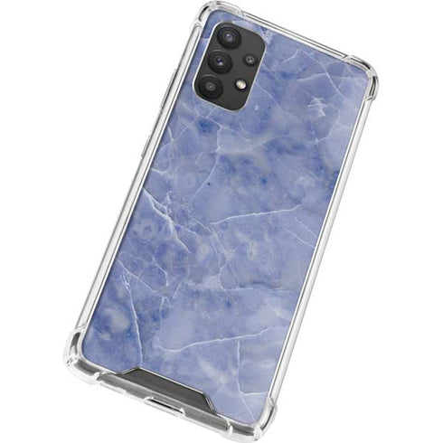 Crushed Blue Galaxy A32 5G Clear Case