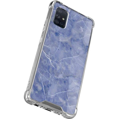 Crushed Blue Galaxy A51 5G Clear Case