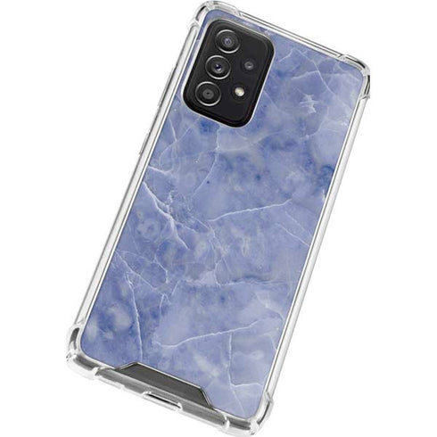 Crushed Blue Galaxy A52 5G Clear Case