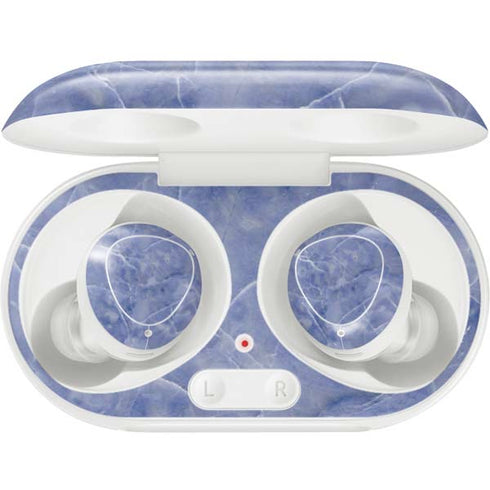 Crushed Blue Galaxy Buds Plus Skin