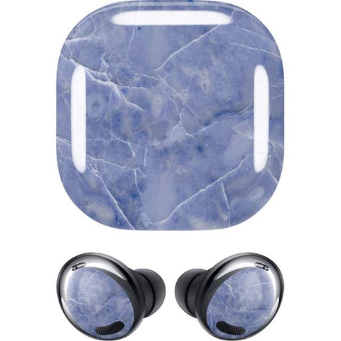 Crushed Blue Galaxy Buds Pro Skin