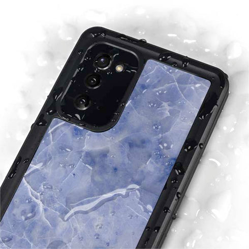Crushed Blue Galaxy Note20 5G Waterproof Case