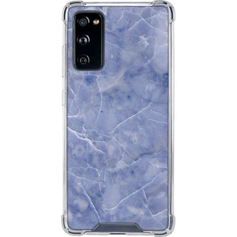 Crushed Blue Galaxy S20 FE Clear Case