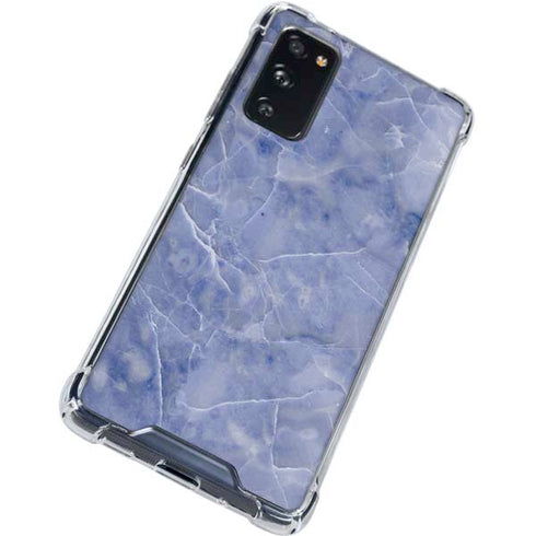 Crushed Blue Galaxy S20 FE Clear Case