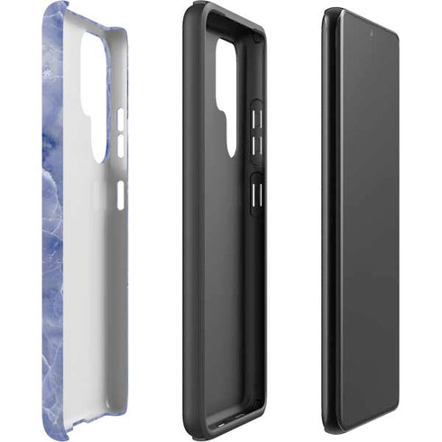 Crushed Blue Galaxy S22 Ultra Pro Case