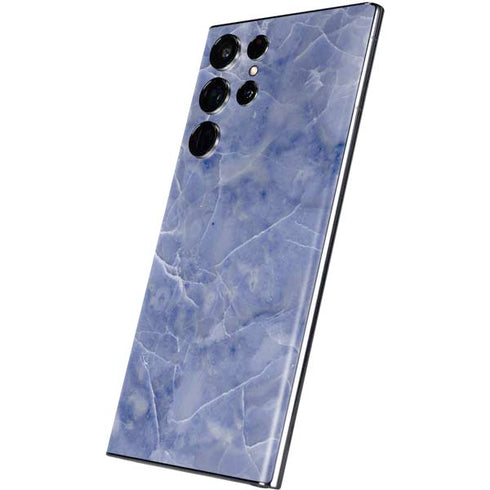 Crushed Blue Galaxy S22 Ultra Skin