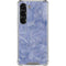 Crushed Blue Galaxy S23 Clear Case