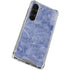 Crushed Blue Galaxy S23 Clear Case