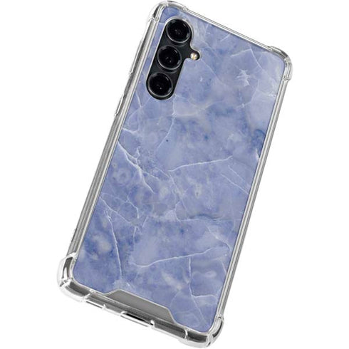 Crushed Blue Galaxy S23 FE Clear Case