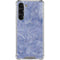 Crushed Blue Galaxy S23 Plus Clear Case