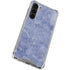 Crushed Blue Galaxy S23 Plus Clear Case
