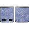 Crushed Blue Galaxy Z Flip Skin