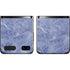Crushed Blue Galaxy Z Flip Skin