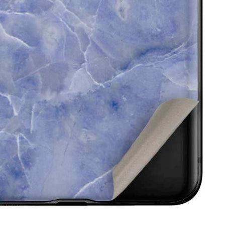 Crushed Blue Galaxy Z Flip Skin