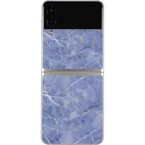 Crushed Blue Galaxy Z Flip3 5G Skin