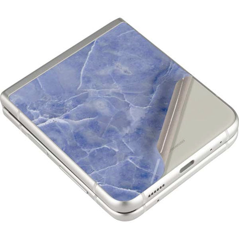 Crushed Blue Galaxy Z Flip3 5G Skin