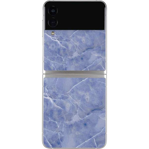 Crushed Blue Galaxy Z Flip4 5G Skin