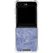 Crushed Blue Galaxy Z Flip5 5G Clear Case