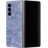 Crushed Blue Galaxy Z Fold4 5G Skin