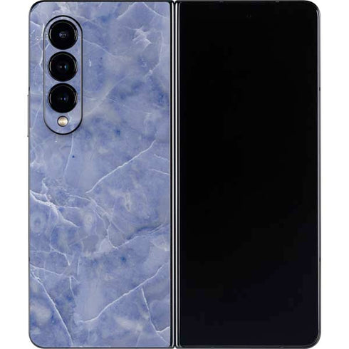 Crushed Blue Galaxy Z Fold4 5G Skin