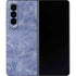 Crushed Blue Galaxy Z Fold4 5G Skin