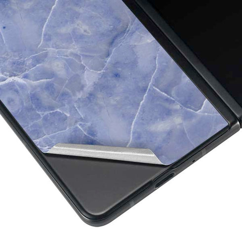 Crushed Blue Galaxy Z Fold4 5G Skin