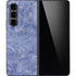 Crushed Blue Galaxy Z Fold5 5G Skin