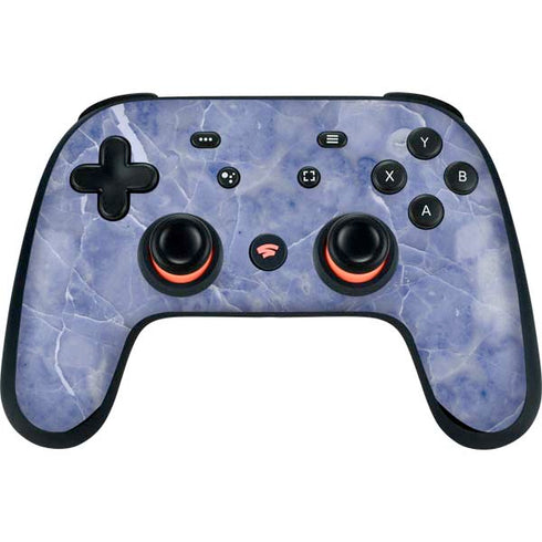 Crushed Blue Google Stadia Controller Skin