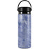 Crushed Blue Hydro Flask 20oz Wide Mouth Skin