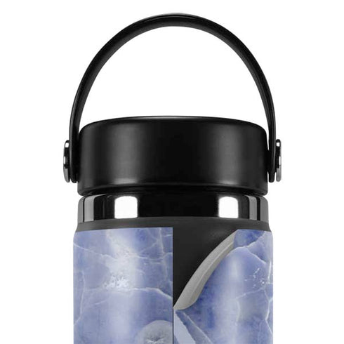 Crushed Blue Hydro Flask 20oz Wide Mouth Skin
