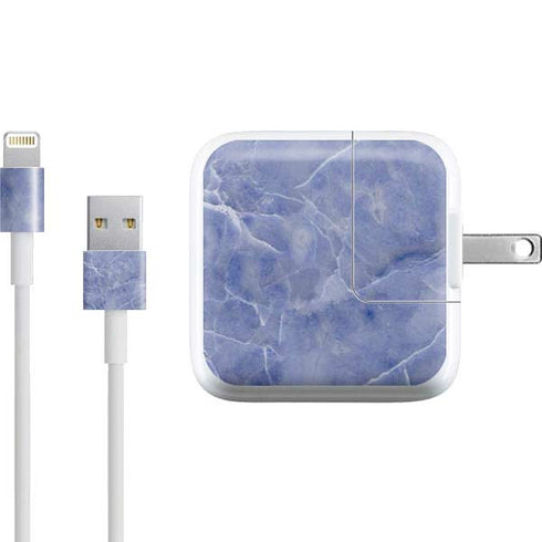Crushed Blue iPad Charger (10W USB) Skin