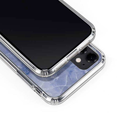 Crushed Blue iPhone 11 Clear Case