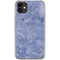 Crushed Blue iPhone 11 Clear Case