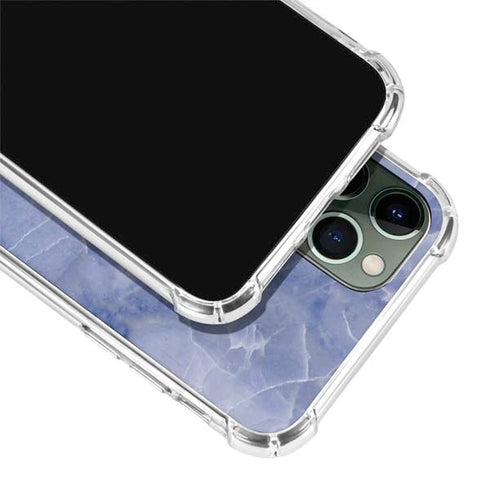 Crushed Blue iPhone 11 Pro Max Clear Case