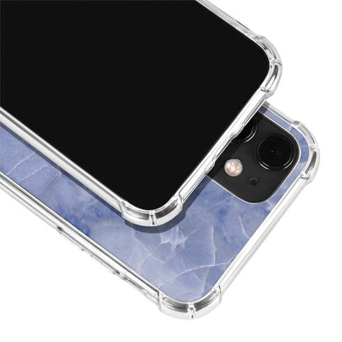 Crushed Blue iPhone 12 Clear Case