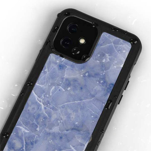 Crushed Blue iPhone 12 Mini Waterproof Case