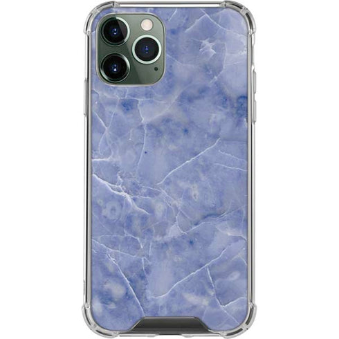 Crushed Blue iPhone 12 Pro Clear Case