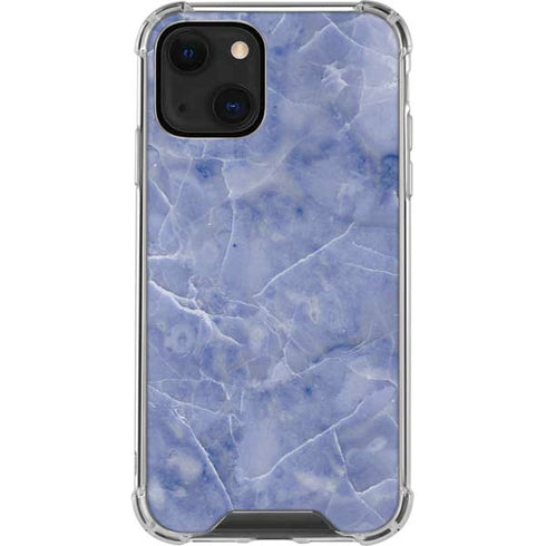 Crushed Blue iPhone 13 Clear Case