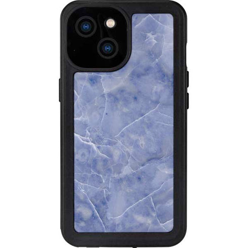 Crushed Blue iPhone 13 Mini Waterproof Case