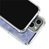 Crushed Blue iPhone 14 Pro Clear Case
