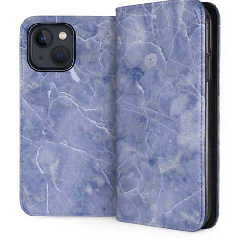 Crushed Blue iPhone 15 Plus Folio Case
