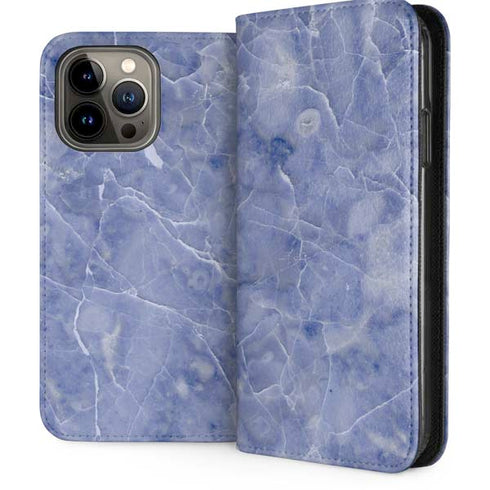 Crushed Blue iPhone 15 Pro Max Folio Case
