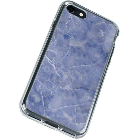 Crushed Blue iPhone SE (2nd & 3rd Gen) Clear Case