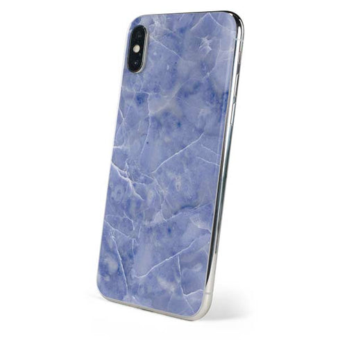 Crushed Blue iPhone X Skin