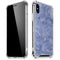 Crushed Blue iPhone XS Max Clear Case